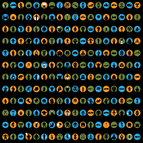 600 Icons In One Graphic