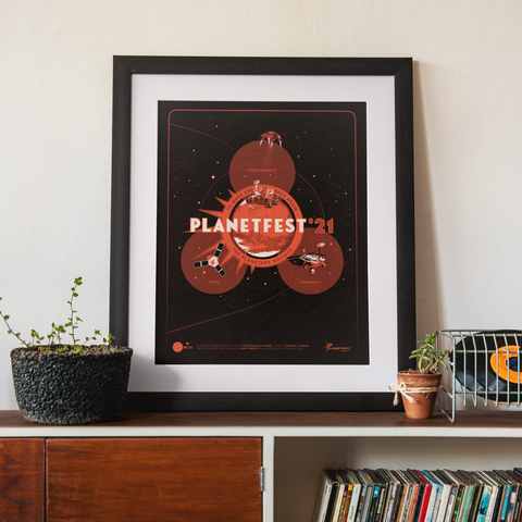 PlanetFest '21 Print for The Planetary Society