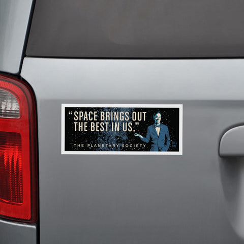 Bill Nye Quote Bumper Sticker