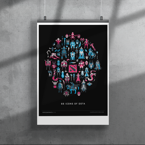 Icons of DOTA Print