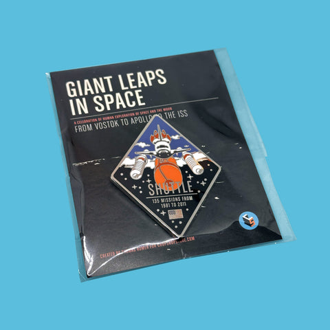 Space Shuttle Enameled Pin