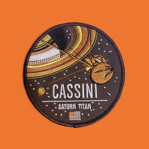 Cassini Mission Patch from the Historic Robotic Spacecraft Series