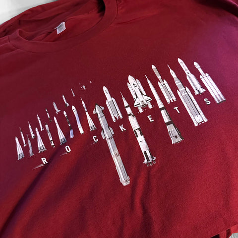 History of Rockets Ladies T-shirt