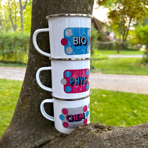 Science News Enameled Science Mug: Chemistry