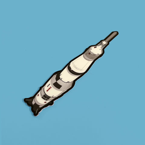 Saturn V Rocket Sticker