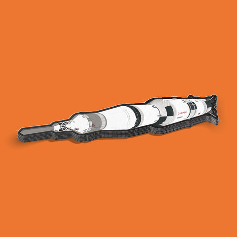 Saturn V Rocket Sticker