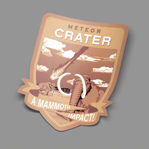 KickAsteroid Historic Impacts Sticker Set
