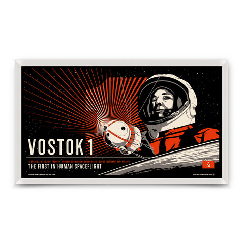 Vostok 1 from the Giant Leaps in Space Print Series