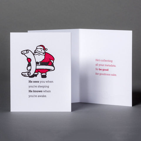 Santa NSA Card