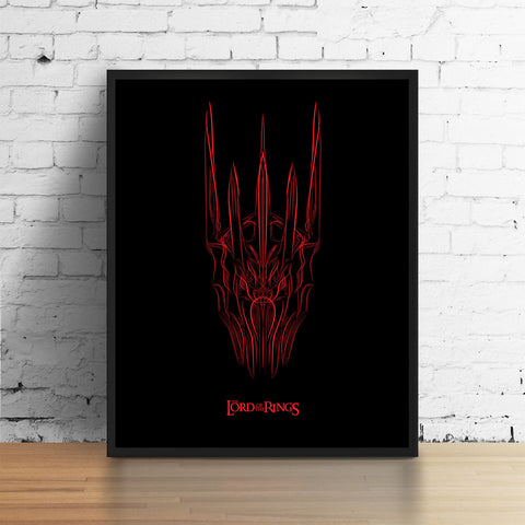 Sauron the Pinstriped Archival Digital Print