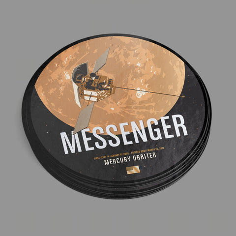 Messenger Sticker from the Historic Robotic Spacecraft Series