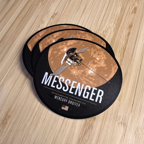Messenger Sticker from the Historic Robotic Spacecraft Series