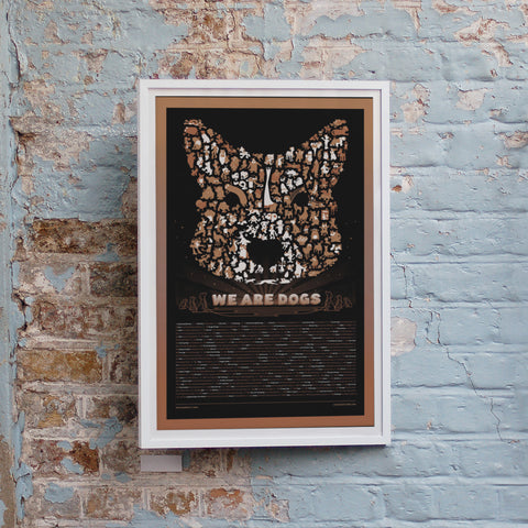 We Are Dogs (146 Famous Canines) Archival Print