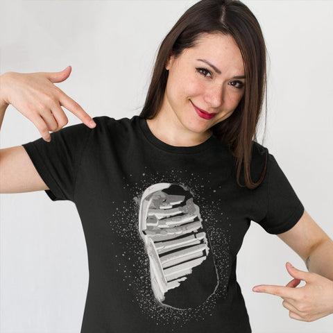 One Small Step T-shirt for Women T-Shirts Chop Shop in Space
