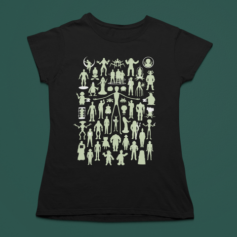 AlienWe (50 celebrity aliens) for Women T-Shirts Chop Shop