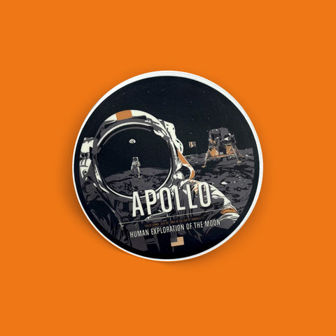 Apollo Sticker from The Giant Leaps in Space Series Stickers Chop Shop in Space