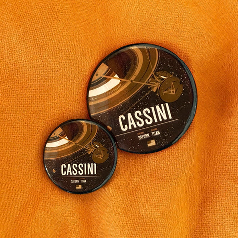 Cassini Mission Buttons Patches & PINS Chop Shop in Space