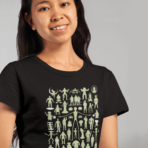 AlienWe (50 celebrity aliens) for Women T-Shirts Chop Shop