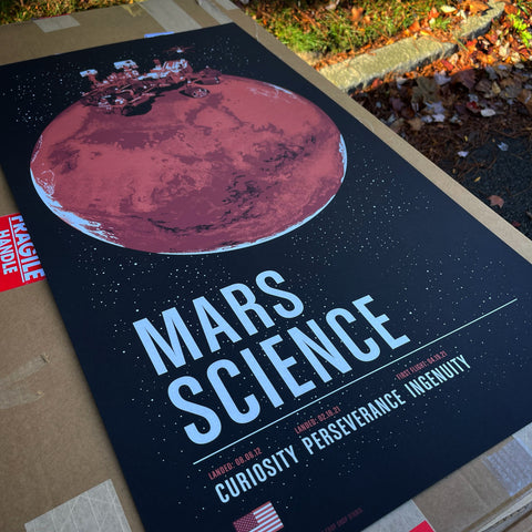 Mars Science from the Historic Robotic Spacecraft Series Prints Chop Shop in Space