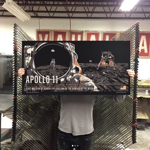 Apollo 11 from the Giant Leaps in Space Print Series Prints Chop Shop in Space