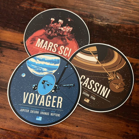 Choose Your Own Spacecraft Sticker Set Stickers Chop Shop in Space
