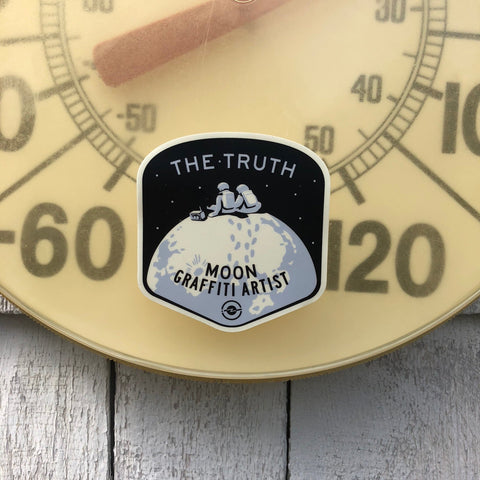 The Truth Moon Sticker Stickers Radiotopia