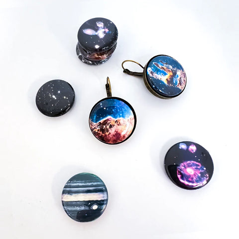 JWST First Images Interchangeable Earrings