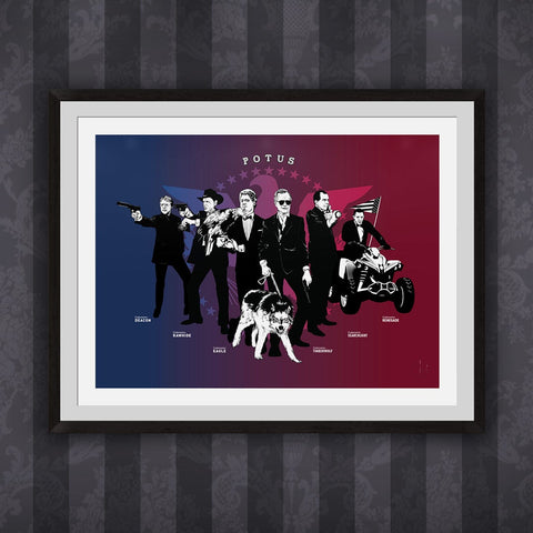 Agents of POTUS Unite! Prints Chop Shop