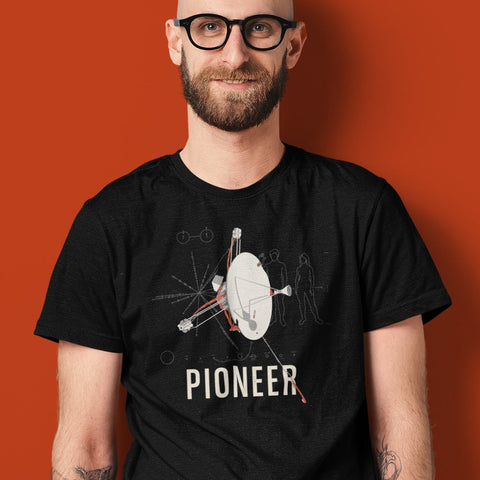 Pioneer T-shirt for Men T-Shirts Chop Shop in Space