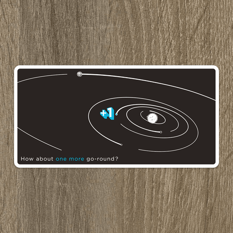 Plus One BuUNIer Sticker Stickers Chop Shop in Space
