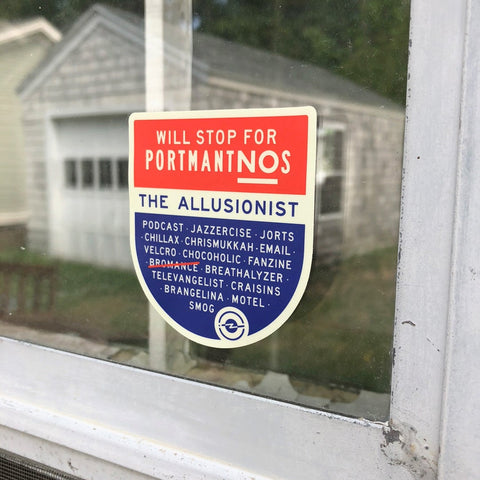 Allusionist Portmantnos Sticker Stickers Radiotopia