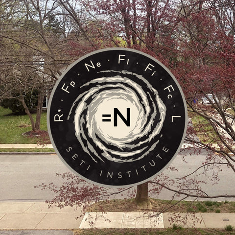 Drake Galaxy=N Cling for SETI Institute Clings SETI