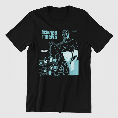 Computer Learning Unisex Science News Tee Society for Science
