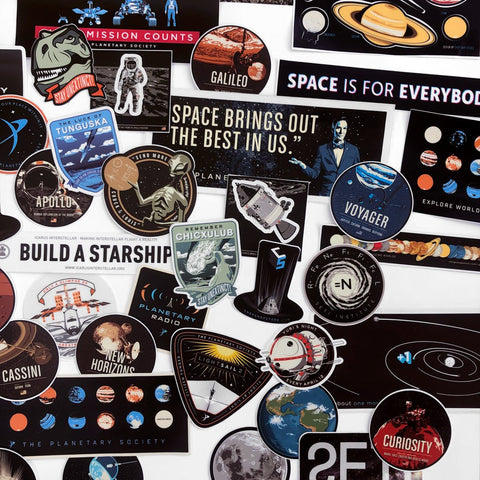 Space Stickers Massive Pack Gift Sets Chop Shop in Space