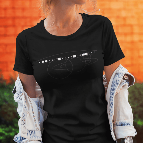 Planetary Scales Tee for Women T-Shirts Chop Shop in Space