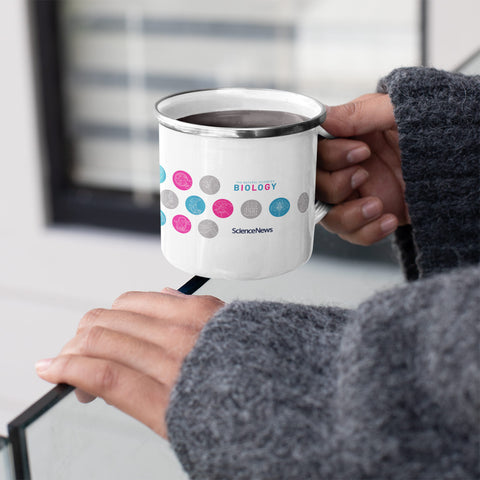 Science News Enameled Science Mugs