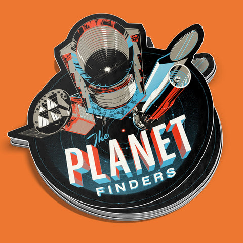 Planet Finders Sticker Stickers Chop Shop in Space