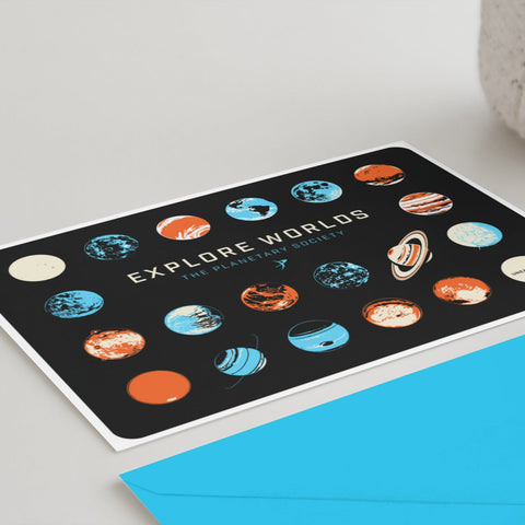 Explore Worlds for The Planetary Society Greeting Cards The Planetary Society