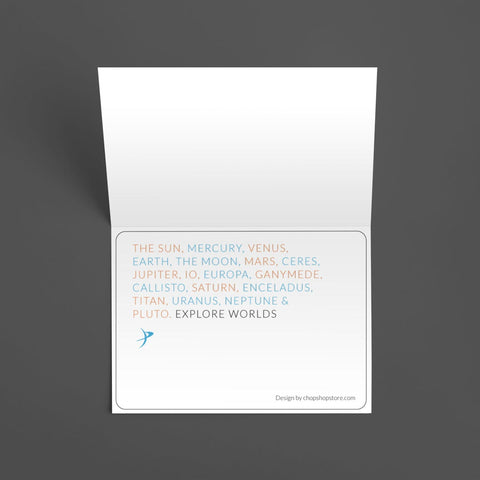 Explore Worlds for The Planetary Society Greeting Cards The Planetary Society