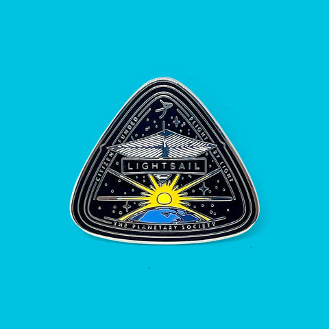 LightSail 1 Enameled Pin for Planetary Society Patches & PINS The Planetary Society