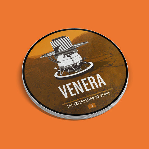 Venera Sticker from the Historic Robotic Spacecraft Series