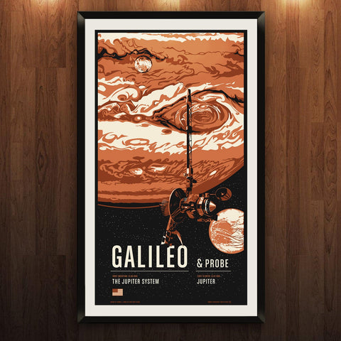 Galileo from the Historic Robotic Spacecraft Series Prints Chop Shop in Space