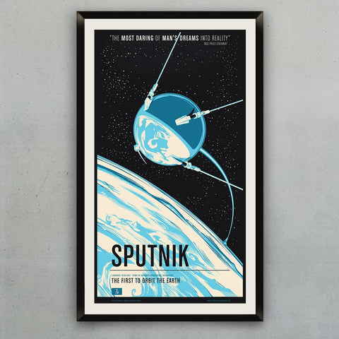 Sputnik from the Historic Robotic Spacecraft Series Prints Chop Shop in Space