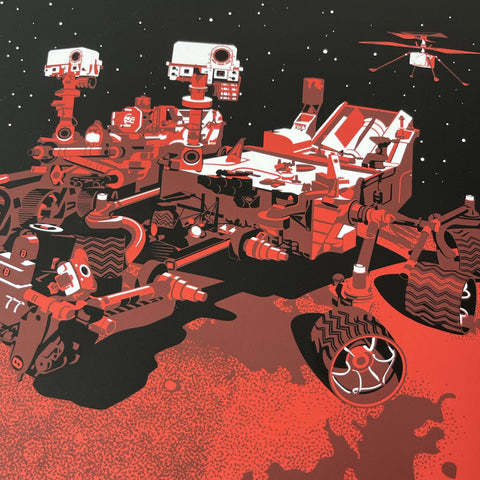 Mars Science from the Historic Robotic Spacecraft Series Prints Chop Shop in Space