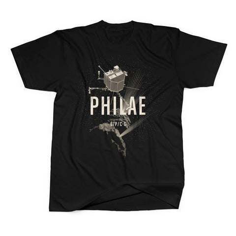 Philae T-shirt for Men T-Shirts Chop Shop in Space
