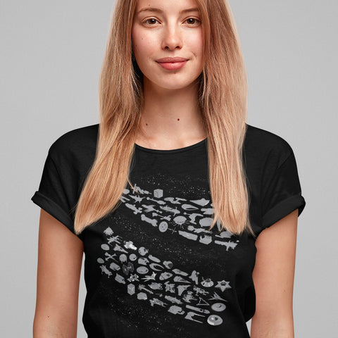 Starship Armada (113 Icons of Spaceships) for Women T-Shirts Chop Shop