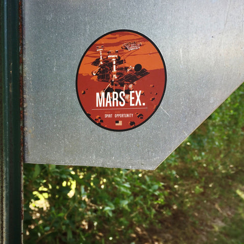 Mars Exploration Sticker from the Historic Robotic Spacecraft Series Stickers Chop Shop in Space