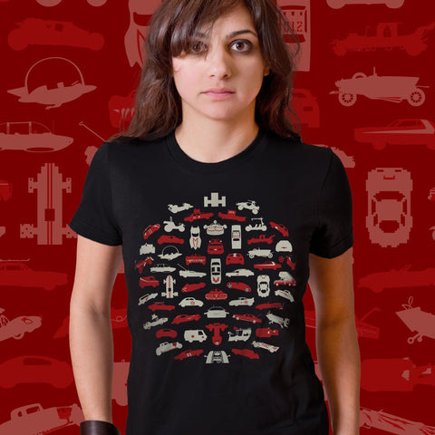 WeGo (56 Celebrity Vehicles) for Women T-Shirts Chop Shop