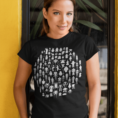 weRobot 91 Celebrity Robots for Women T-Shirts Chop Shop