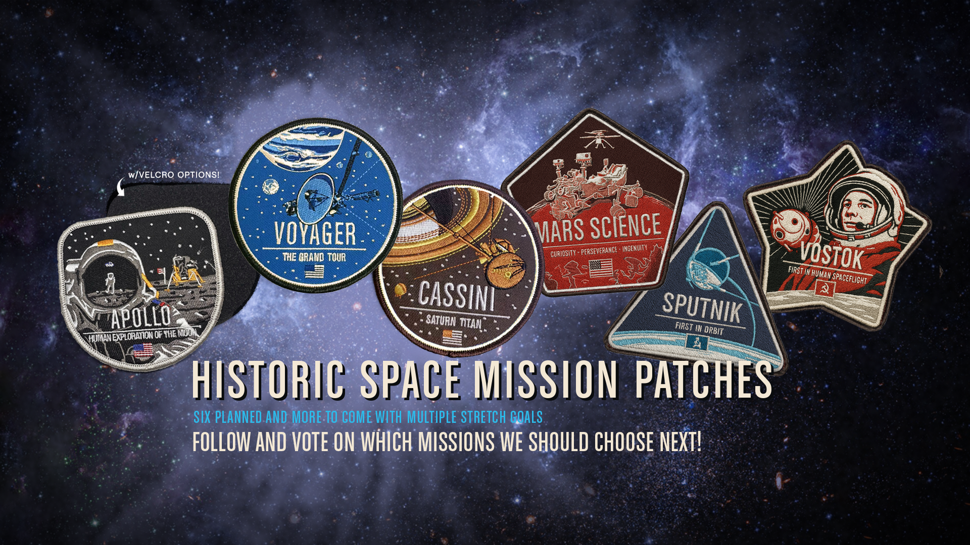 Our Space Mission Patch Series Is Live